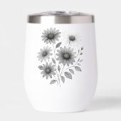 Wein oder Wassertumbler - Daisy Design - Corrine & (Vorderseite)