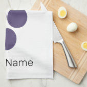 Wein oder Wein für Trauben und Weintrauben Geschirrtuch (Viertel Falte)