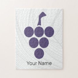 Wein oder Wein für Trauben und Weintrauben Puzzle