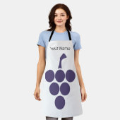 Wein oder Wein für Trauben und Weintrauben Schürze (Getragen)