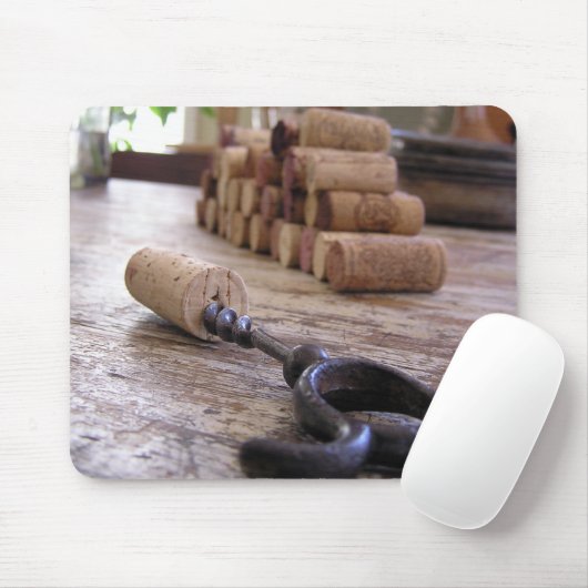 Wein-Öffner Mousepad (Mit Mouse)