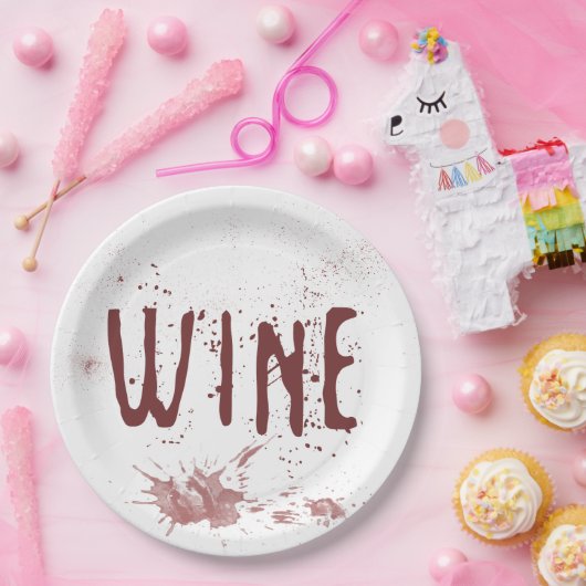 Wein Pappteller (Party)