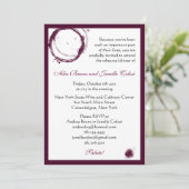 Wein-Party Einladung (Stehend Vorderseite)