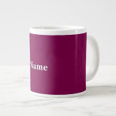 Wein personalisieren Jumbo-Tasse (Vorderseite Rechts)