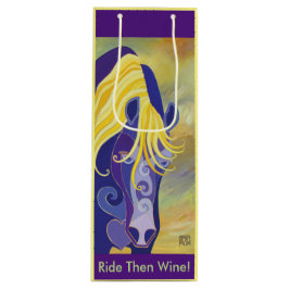 Wein-Pony-Geschenk-Tasche - Fahrt Wine dann! Geschenktüte Für Weinflaschen