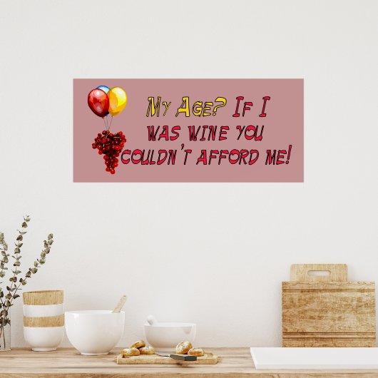 Wein Poster (Küche)