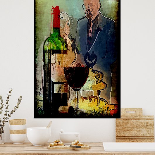 Wein Poster (Küche)