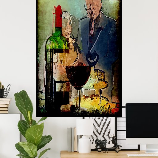 Wein Poster (Heimbüro)