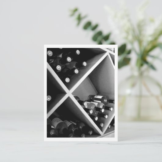 Wein Postkarte (Stehend Vorderseite)