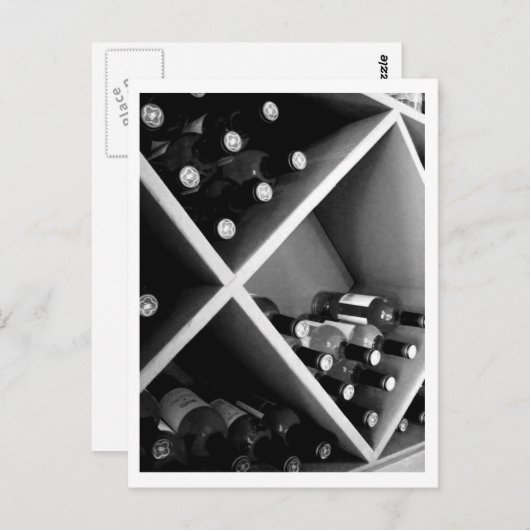 Wein Postkarte (Vorne/Hinten)