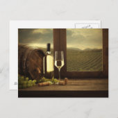 Wein Postkarte (Vorne/Hinten)
