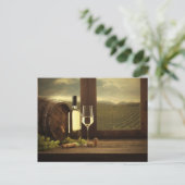 Wein Postkarte (Stehend Vorderseite)