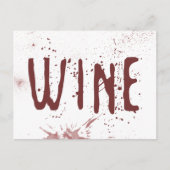 Wein Postkarte (Vorderseite)