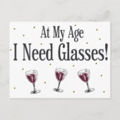 Wein Postkarte (Vorderseite)