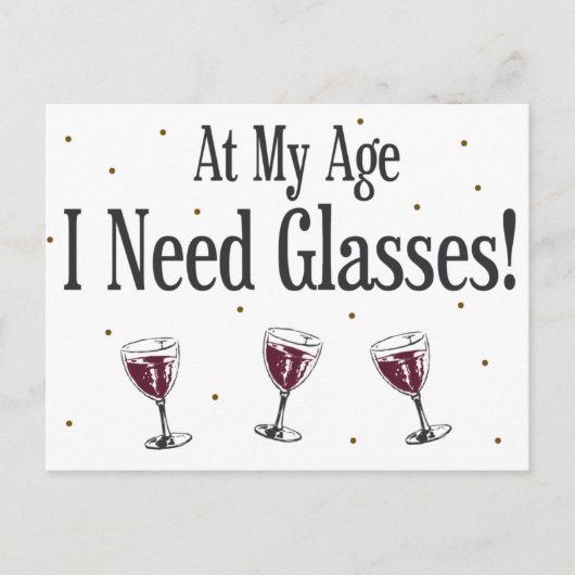 Wein Postkarte (Vorderseite)