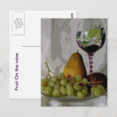 Wein Postkarte (Vorne/Hinten)