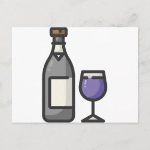 Wein Postkarte
