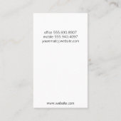 Wein Pour Splash | Rote Weinflaschen Visitenkarte (Rückseite)