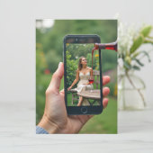 Wein Pouring 30. Geburtstag Party Einladung (Stehend Vorderseite)