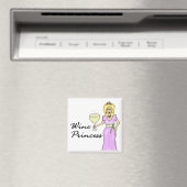 Wein Princess (kein Sprichwort) Magnet (In Situ (Geschirrspüler))