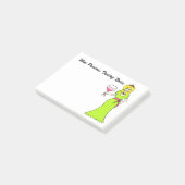 Wein-Prinzessin Tasting Notes Post-it Klebezettel (angewinkelt)