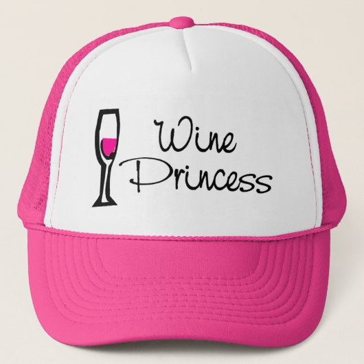Wein-Prinzessin Truckerkappe (Vorderseite)