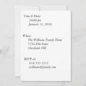 Wein-Probieren-Party Einladungen (Rückseite)