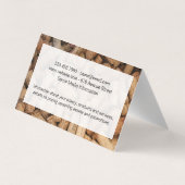 Wein | Rahmen mit Korkschraube (Korkstapel) Visitenkarten (Rückseite)