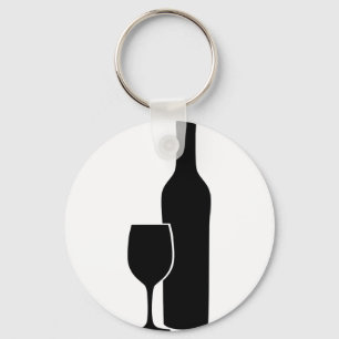 Wein - Rebeikone Schlüsselanhänger