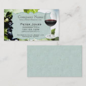 Wein-/Restaurantgewerbe-Karten Visitenkarte (Vorne/Hinten)