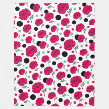 Wein-Rosé-Grün-Punkte-Grafikmuster Modern