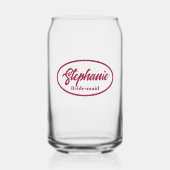 Wein Rot Stilname Bridesmaid Glas (Vorderseite)