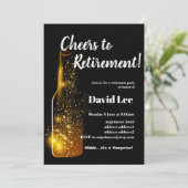 Wein, Ruhestand bejubeln, Einladung (Stehend Vorderseite)