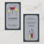 Wein-sachverständige Weinberg-Visitenkarte Visitenkarte (Vorne/Hinten)