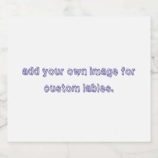 Wein-/Schaumwein/Bier/Wasser-Etikett (4" x 3,5") Schaumweinetikett (Einzelnes Label)