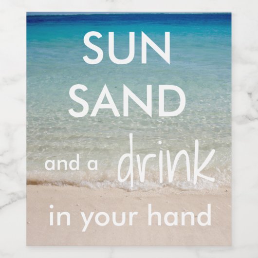 Wein-Schilder mit Zitat Weinetikett (Einzelnes Label)