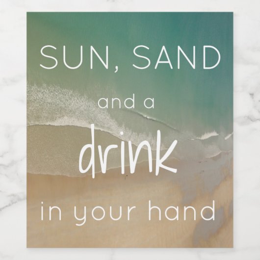 Wein-Schilder mit Zitat Weinetikett (Einzelnes Label)