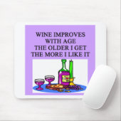 WEIN-Schmecker-Liebhaberwitz Mousepad (Mit Mouse)