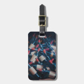 Wein schmeckte 2012 gepäckanhänger (Vorderseite vertikal)