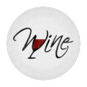 WEIN SCHNEIDEBRETT (Vorderseite)