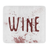 Wein Schneidebrett (Vorderseite)