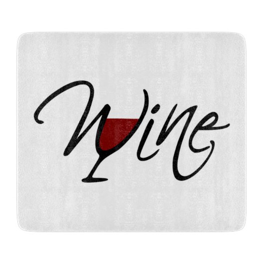 WEIN SCHNEIDEBRETT (Vorderseite)