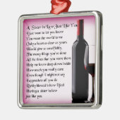 Wein-   Schwägerin-Gedicht Ornament Aus Metall (Links)