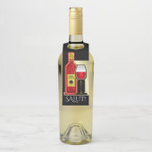 Wein - Siehe Rückseite - Flaschenanhänger (Auf Flasche)