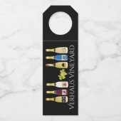 Wein - Siehe Rückseite - Flaschenanhänger (Rückseite)