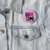 Wein-Snob Button (Beispiel)