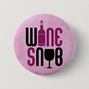 Wein-Snob Button