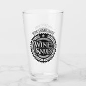 Wein-Snob-Glas Glas (Rückseite)