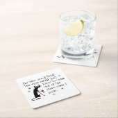 Wein sollte lustiges Zitat mit Katze kennen Rechteckiger Pappuntersetzer (Vor Ort)