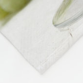 Wein Sommelier Wein Lover Flasche Traubendesign Fleecedecke (Ecke)
